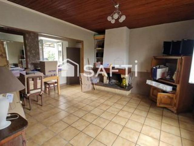 Maison T3 de 111 m², jardin et atelier