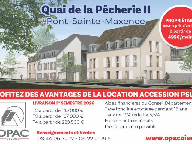 Appartement T4 77m² Pont Sainte Maxence Lot 17