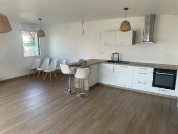 Maison T4 neuve de plain pied avec jardin à Cléguérec