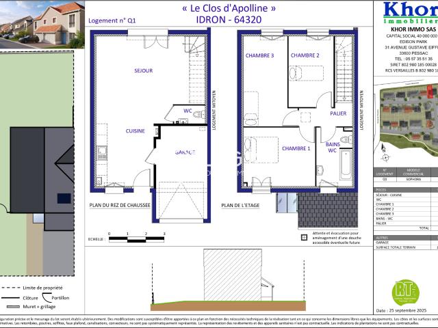 Maison T4 neuve Idron plain pied