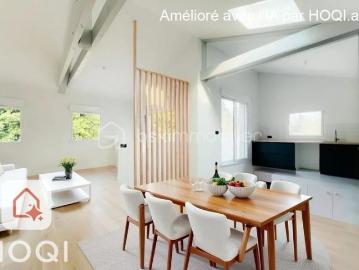 MAISON TERRASSE AVEC CHARME DES POUTRES AU CALME CHAMBRE PARENTALE AVEC SALLE D'EAU ET ESPACE DRESSING