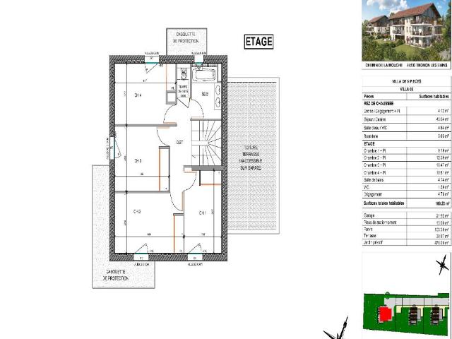 Maison Type 5 de 109 m2 avec Terrain 746m² 109m² Thonon les Bains