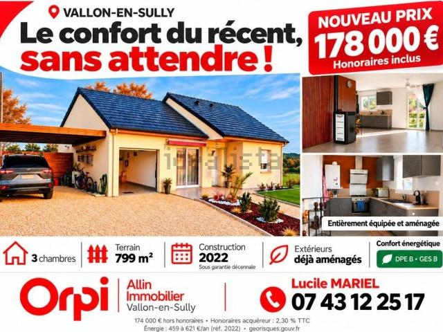 Maison, Vallon en Sully