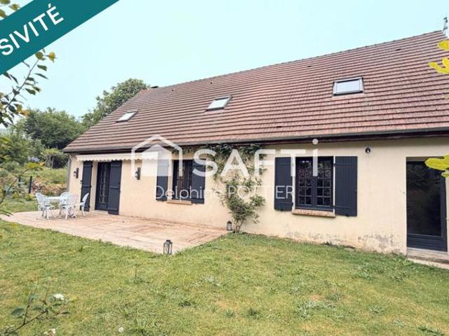 Maison vivable de plain pied, 4 ch. garage