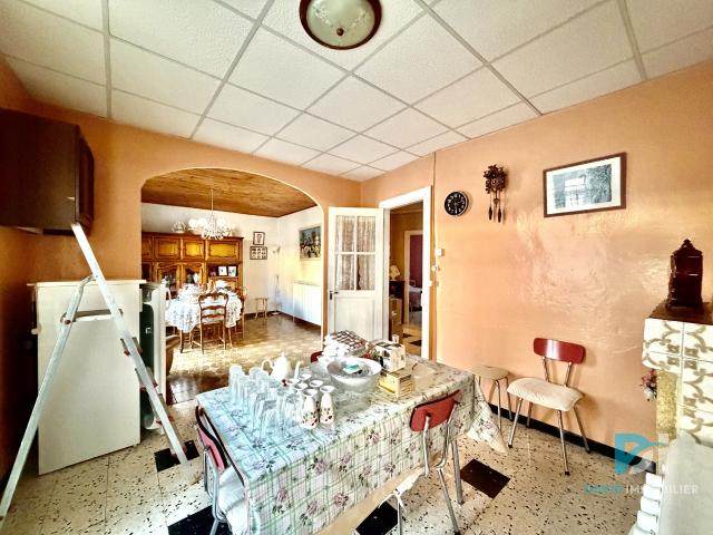 Maison vigneronne avec grand garage Cour intérieure et doubles terrasses