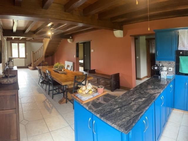 Maison vue montagnes