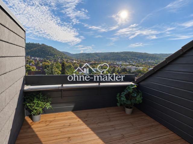 Maisonette mit Panoramablick, Südloggia & EBK – Erstbezug