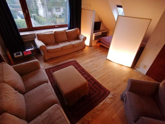 Maisonette apartment with attic bedroom