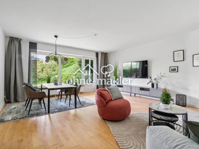 Maisonette Gartenwohnung Blankenese – 50 m zum Elbstrand, Garten & Garage, 92+70 m²