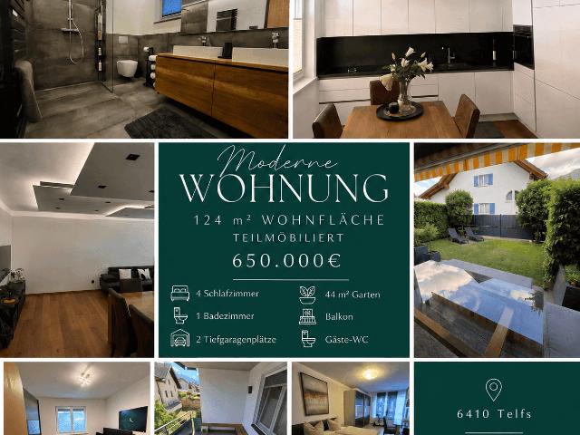 Maisonette in Telfs 124m2 mit Garten und 2 Garagenplätzen
