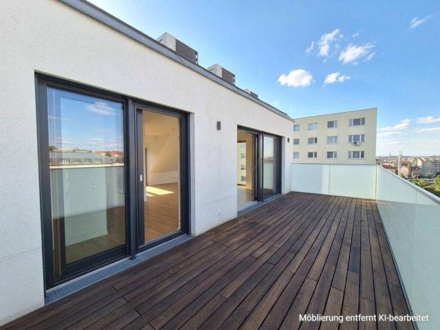 Maisonette Penthouse mit 53 m² Terrassen auf den Wohnetagen