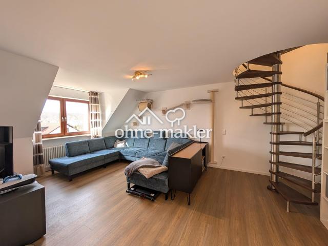 Maisonette Wohnung 102 m² | Waldblick | Homeoffice | 2 Bäder | provisionsfrei