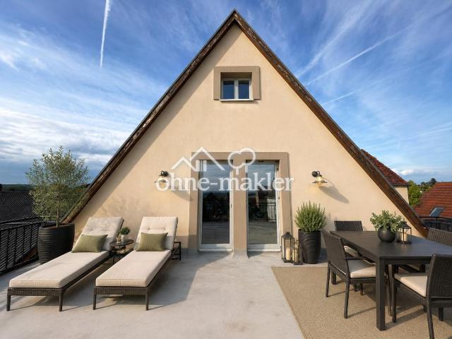 Maisonette Wohnung mit großer 40m² Dachterrasse in Sinsheim Hilsbach
