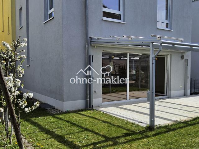 Maisonette Wohnung mit schönen S/W Garten + überdachter Terrasse + Stellplätze