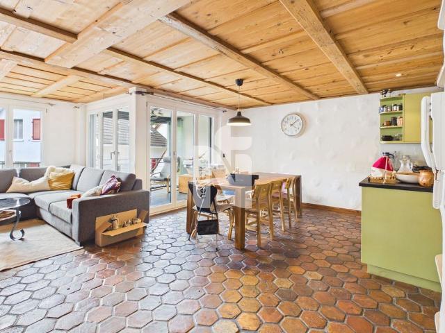 Maisonette Wohnung, rustikal mit viel Charme, mitten in Laufen