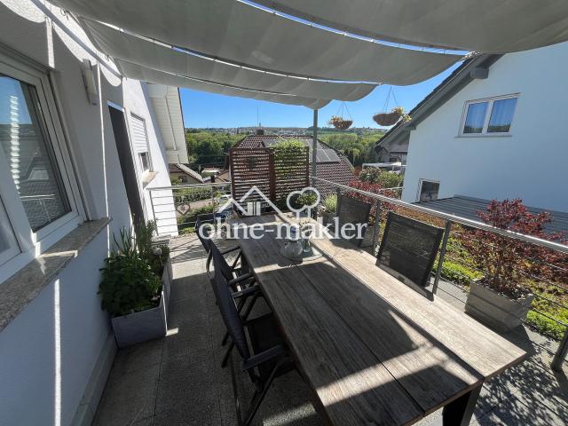 Maisonettewohnung 5 ZKB, Dachterrasse, Garage mit Wallbox und Gartenanteil