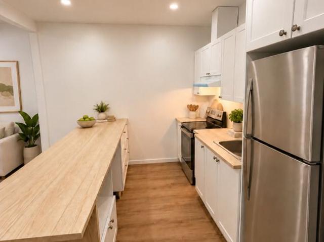 MAISONNEUVE 3 1/2 En Demi Sous Sol
