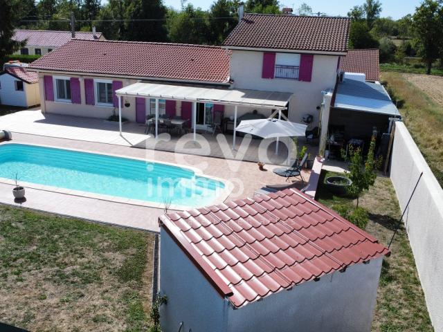 MaisLe Plantay – Maison 133 m² – Piscine, 4 chambres, garage – Terrain 976 m²