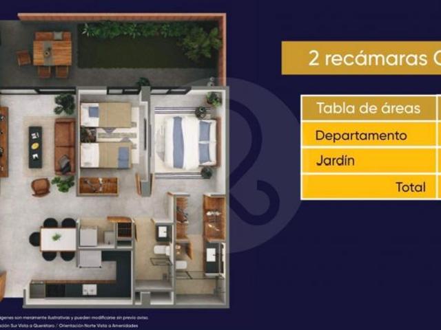 Makalú: Departamento en venta en Lomas de Juriquilla