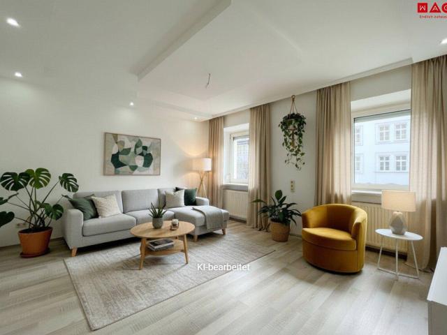 Makartviertel Linz: Erdgeschosswohnung mit perfektem Grundriss & städtischem Komfort