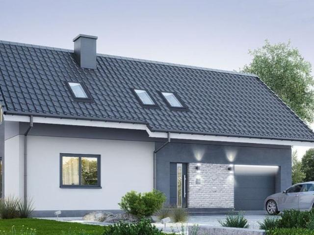 Dom wolnostojący 140 m2 w Malawie – stan surowy zamknięty