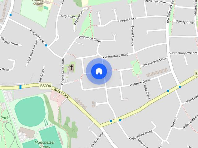 Malmesbury Road, Cheadle Hulme, Cheadle, Greater Manchester