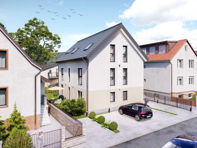 MartinLuther3 Mörfelden: 3 Zimmer Wohnung mit XL Südbalkon I KfW 40 QNG Neubau I provisionsfrei