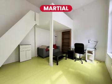 MARTIAL Studio avec mezzanine 27 m2 République