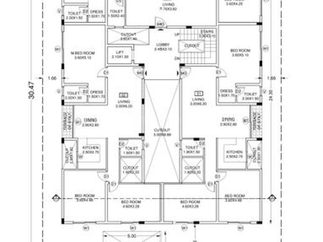 Maruthi Sevanagar 3 BHK Apartment For Sale Bengaluru