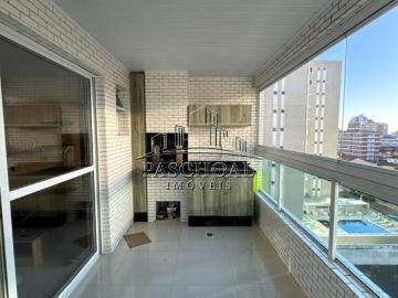 Maravilhoso Apartamento 3 Dormitórios com Sacada Gourmet no Forte Praia Grande, SP
