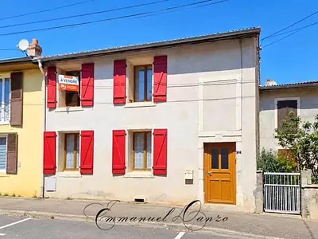 Marbache 54820 Achat / Vente maison 6 pièces t6 terrasse cave