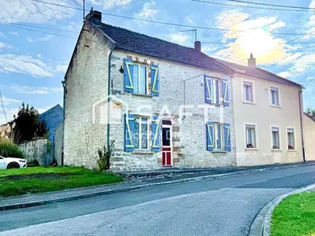 Marchais 02350 Achat / Vente maison 4 pièces t4 parking
