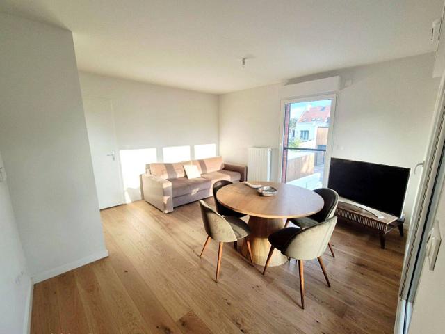 MARCQ EN BAROEUL BROSSOLETTE TYPE 2 meuble, BALCON, PARKING