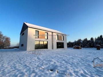 Nowoczesny dom bliźniak 128 m2 z garażem i ogrzewaniem podłogowym