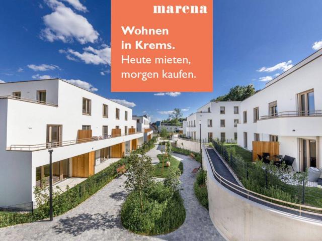 marena Wohnen in Krems: 3 Zimmer Wohnung mit Terrasse