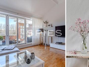 Maritimes Wohnen: Schöne 4 Zimmer Maisonettewohnung mit Blick auf die Weser