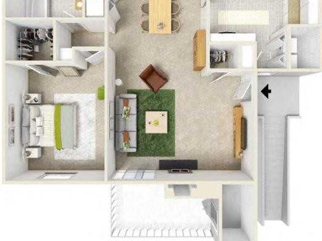 Mark Apts. 1 Bedroom Apartment for Rent at 711 Lake Harbour Dr, Ridgeland, MS 39157