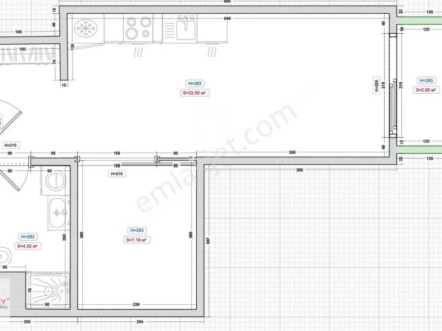 Marka 333 Sitesinde Yeni Boyalı Havuz Ve Körfez Cepheli Kiralık