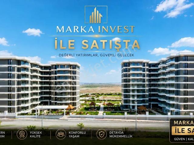Marka'dan Saraycık'ta Kapalı Mutfaklı Çift Banyolu Lux 2+1 Daireler inşaat Başlamıstır