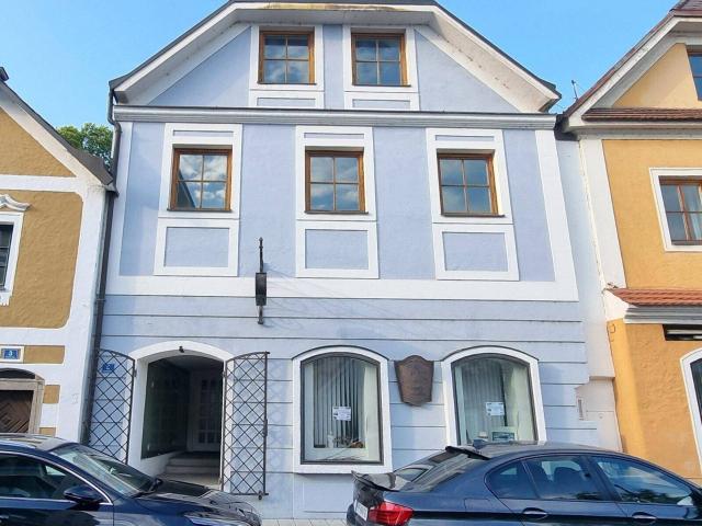 Markthaus mit Gewerbefläche und großzügigem Wohnbereich im Zentrum