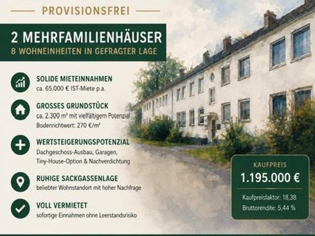 Marl Hüls Kapitalanlage mit maximalen Entwicklungsjoker !