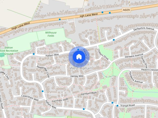 Marlow Crescent, West Hallam, Ilkeston, Derbyshire, DE7