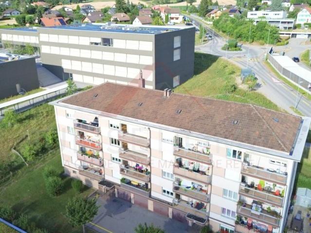 Marly Appartement 3.5 pièces rénové avec balcon ensoleillé et vue verdoyante