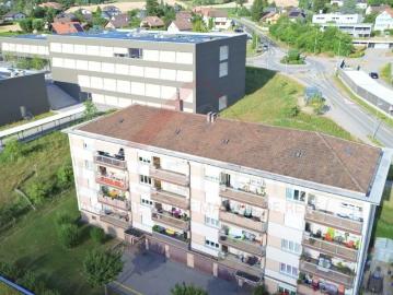 Marly Appartement 3.5 pièces rénové avec balcon ensoleillé et vue verdoyante