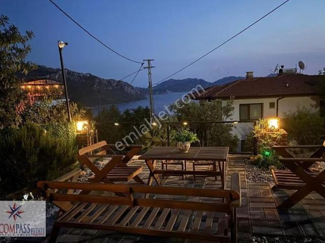 Marmaris Sögüt'te Harika Deniz Manzarasına Sahip Müstakil Ev