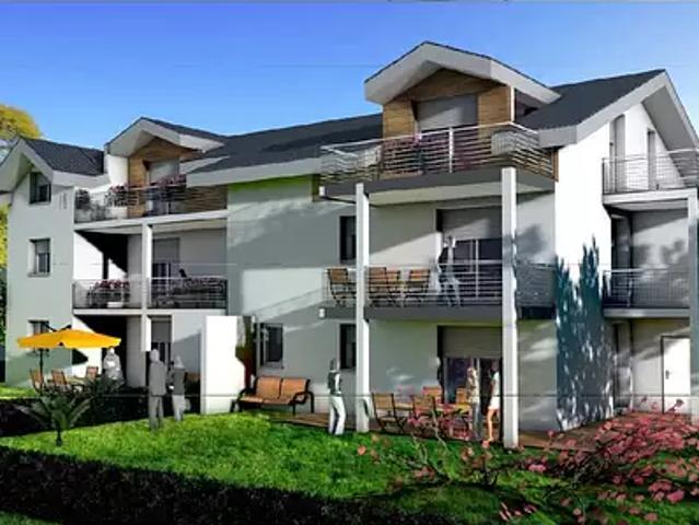 Marnaz 74460 Achat / Vente appartement 3 pièces t3 jardin terrasse