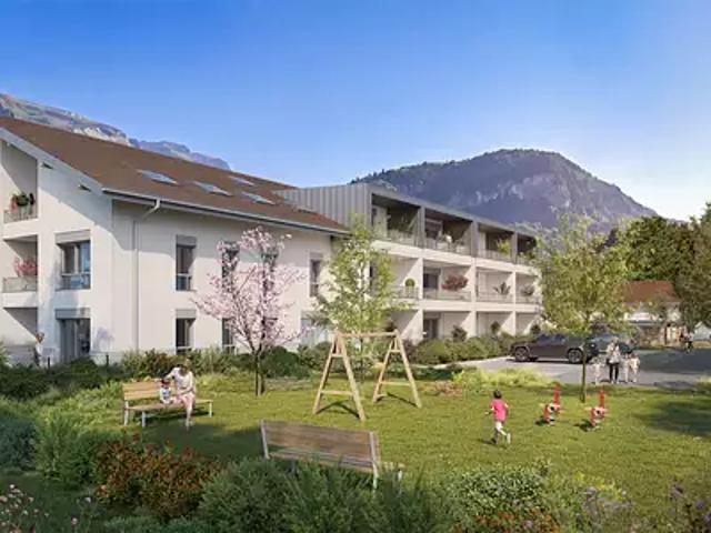 Marnaz 74460 Achat / Vente appartement neuf 1 pièce t1 jardin terrasse