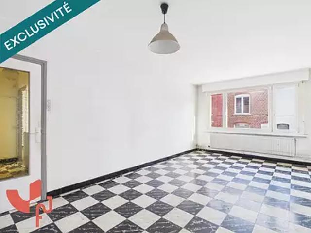 Marquette lez Lille 59520 Achat / Vente appartement 3 pièces t3 parking