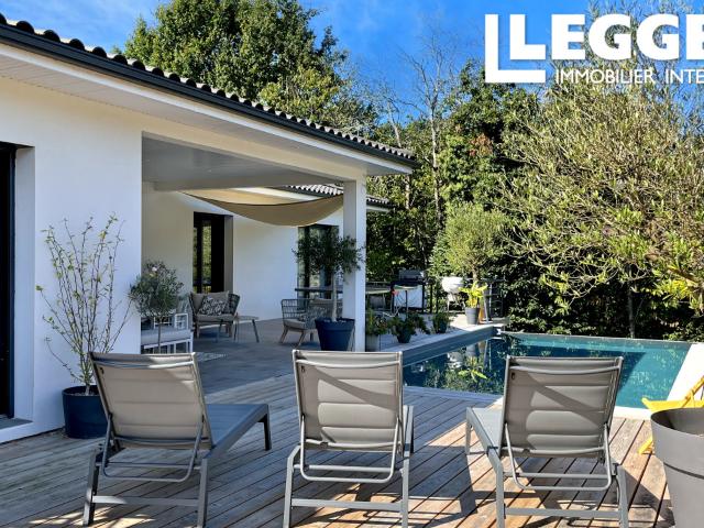 MARSAC SUR L'ISLE 24430 Superbe maison récente avec piscine et appartement indépendant