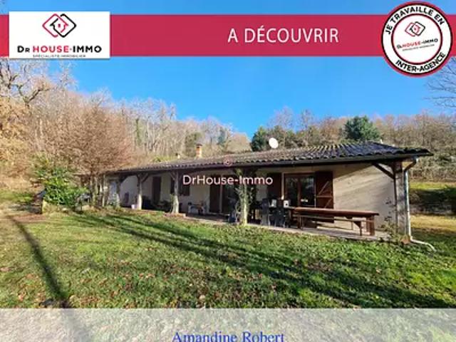 Marsalès 24540 Achat / Vente maison 7 pièces t7 terrasse